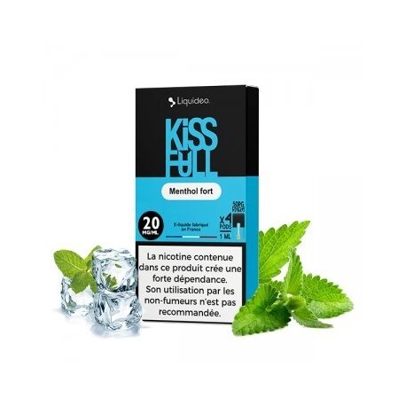 Cartouches Sel de Nicotine kiss full 1ml (4pcs) - Liquideo